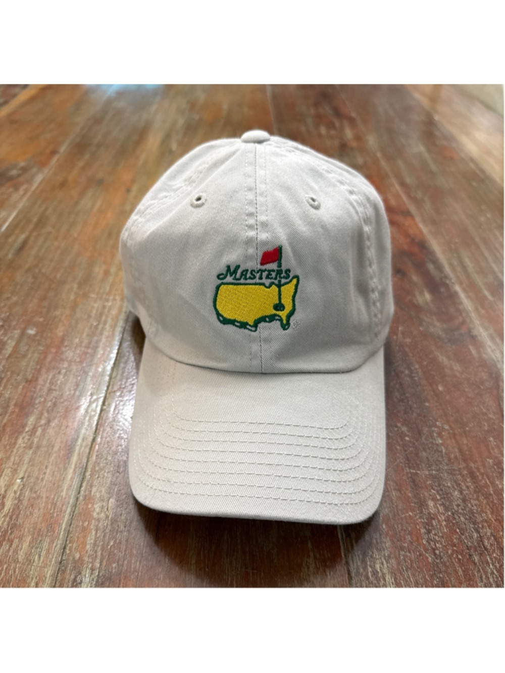 Masters Tournament NWT Golf Hat Cap Stone Beige Augusta National Adjustable OS